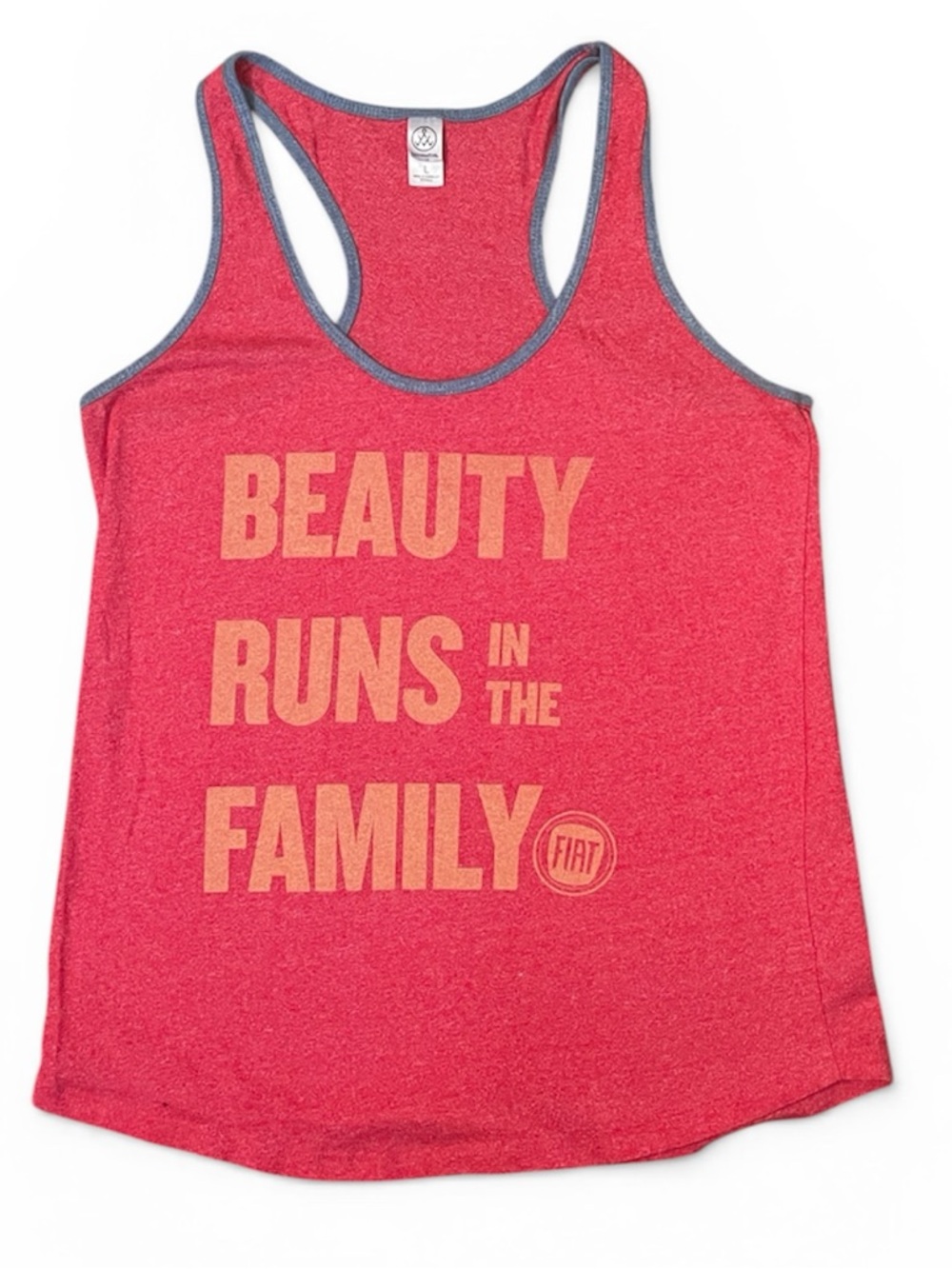 FIAT “Beauty Runs In The Family” Tank Top Sz L